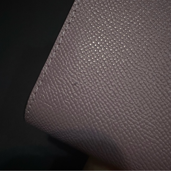 Coach Lilac purple Women's Slim Wallet durable chic crossgrain leather - Picture 9 of 10